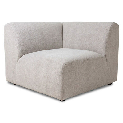 HKLIVING Jax Couch Element Left End Sneak Light Grey