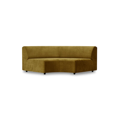 HKLIVING Jax Couch Element Round Royal Velvet, Olive