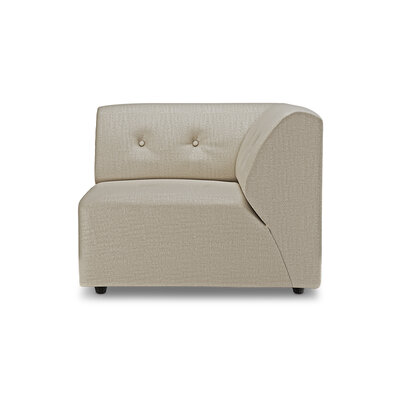 HKLIVING Vint Couch Element Right Pure Ivory