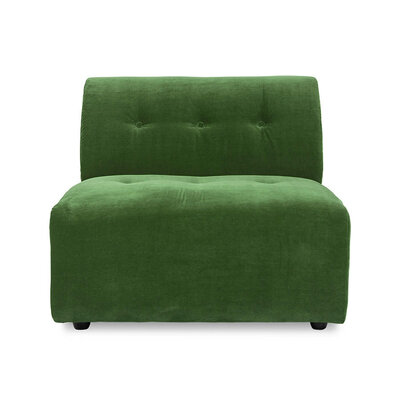 HKLIVING Vint Couch Element Middle Royal Velvet, Green