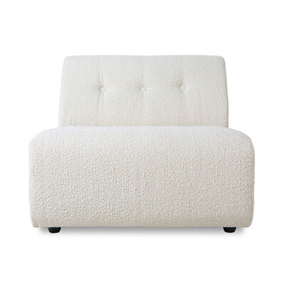 HKLIVING Vint Couch Element Middle Boucle, Cream