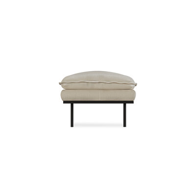 HKliving retro sofa hocker Pure, Ivory