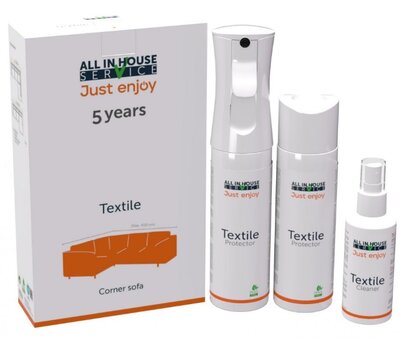 All in House service textiel 5 jaar hoekbank