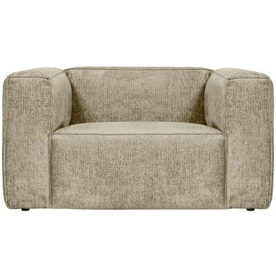 Woood Bean Fauteuil Structure Velvet Buttermilk