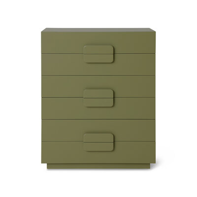 HKLIVING Spacious Drawer Cabinet Army Green