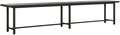 DTP Home Timeless Black Eetkamerbank Beam 240cm