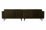 BePureHome Statement 4-zits Bank 280 cm Platte Brede Rib Warm Groen