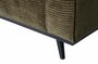 BePureHome Statement 4-zits Bank 280 cm Platte Brede Rib Warm Groen